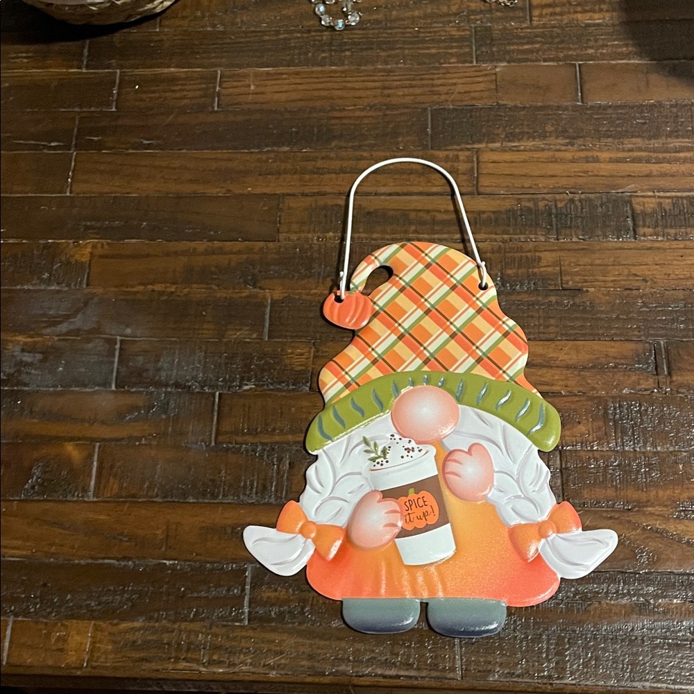 Autumn Gnome Wall Decor